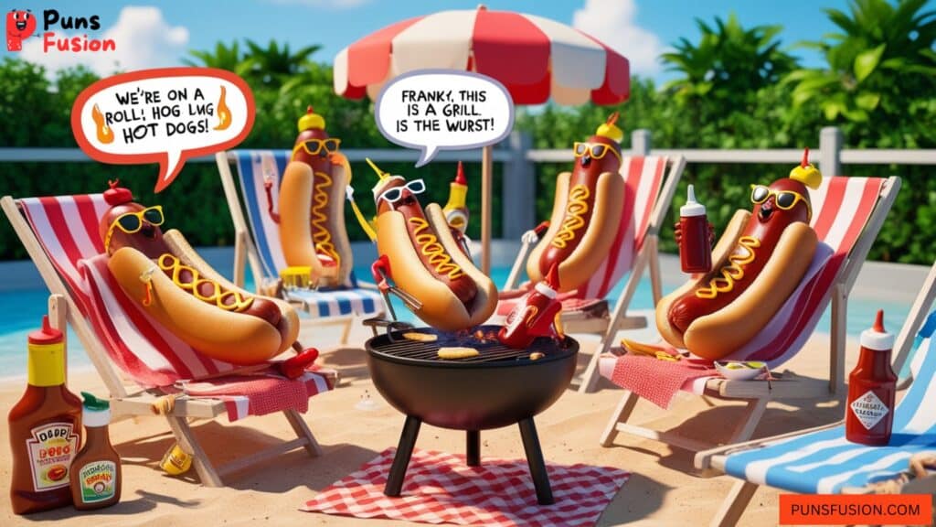 Funny Hot Dog Puns