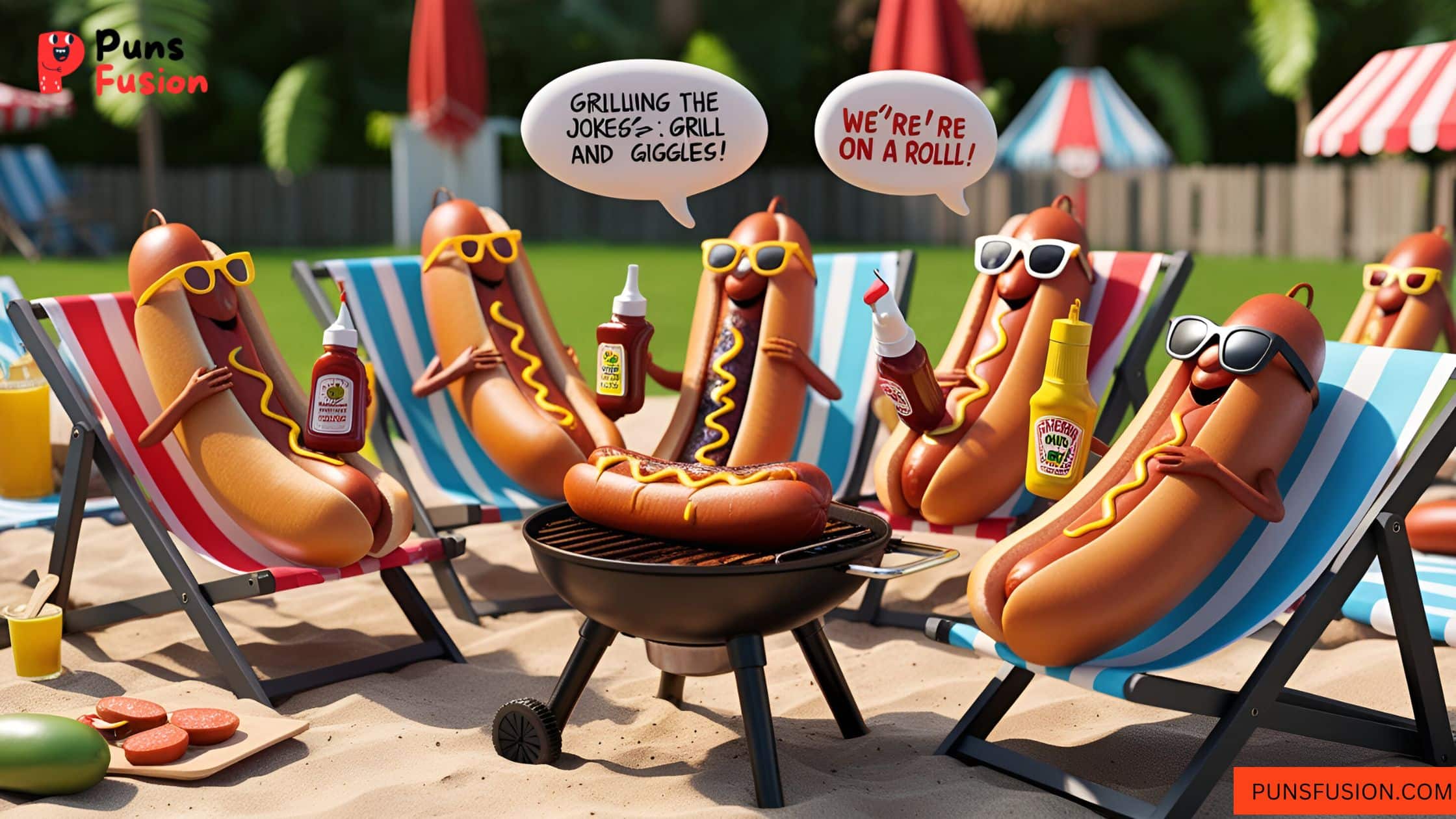 Funny Hot Dog Puns & Jokes Grill and Giggles