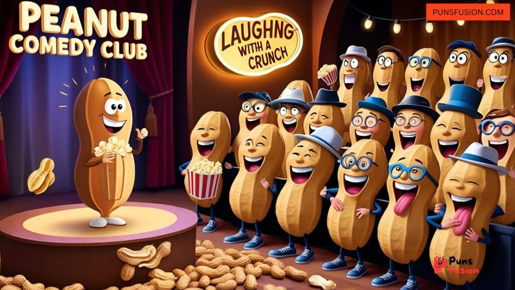 Funny Peanut Puns And Jokes Laughing with a Crunch